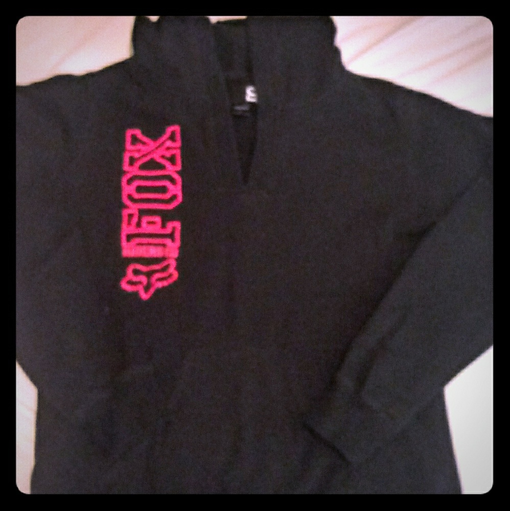 Fox Riders Co Black Pullover